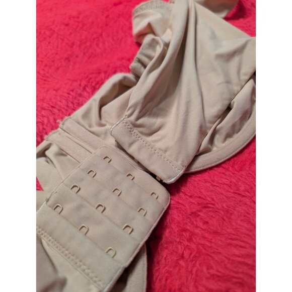 Reveal Fituitive Plunge Bra 38G Nude Beige Unlined Underwire Full Coverage - Picture 5 of 8